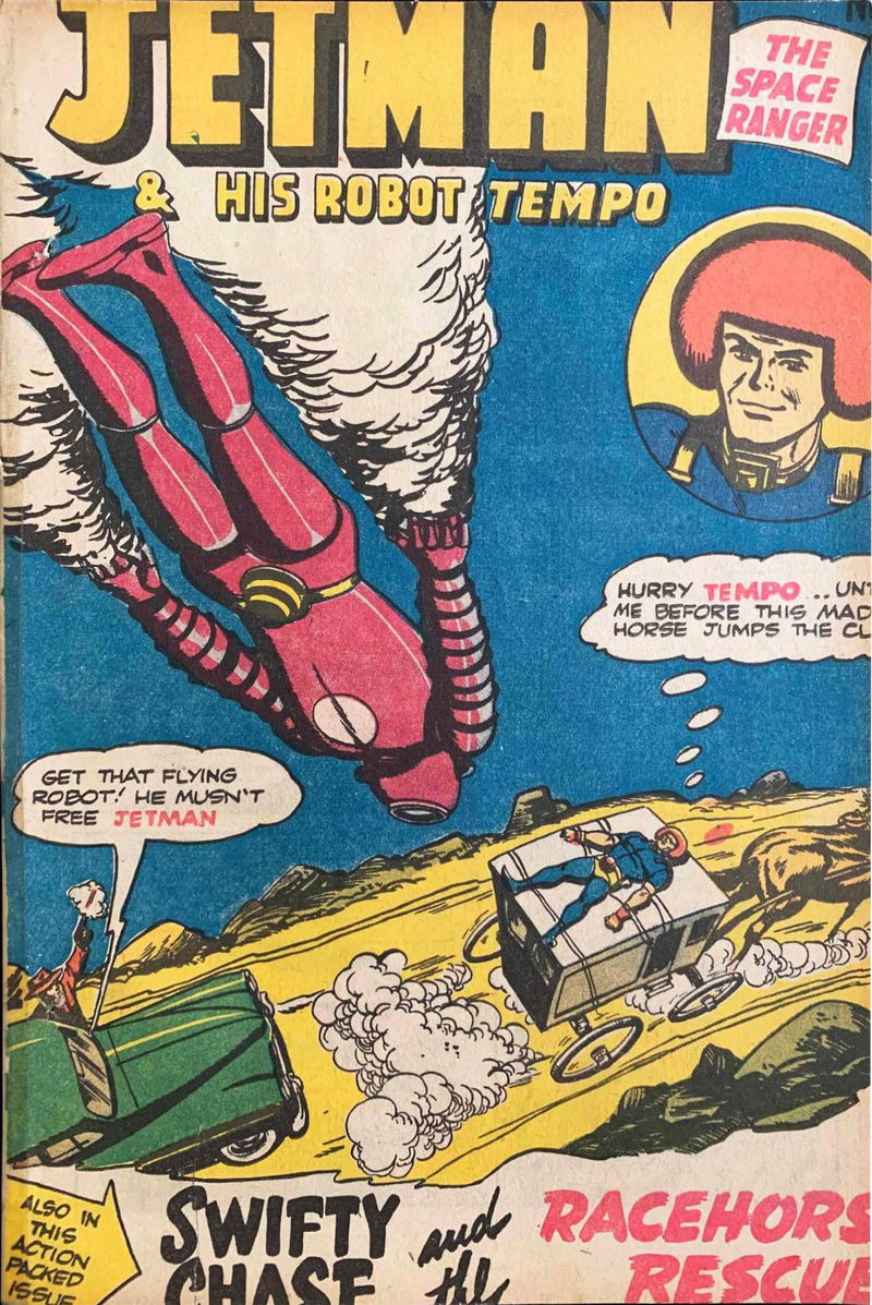 Jetman the Space Ranger & His Robot Tempo (Transport, 1953? series) #5 ([January 1955?])
