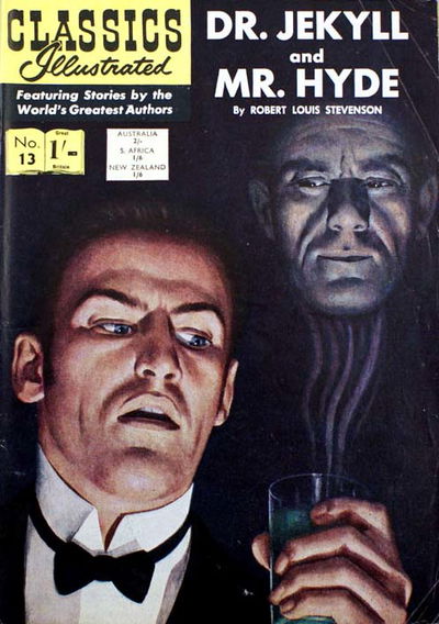 Classics Illustrated (Strato, 1954 series) #13 [85] — Dr. Jekyll and Mr. Hyde [January 1955]