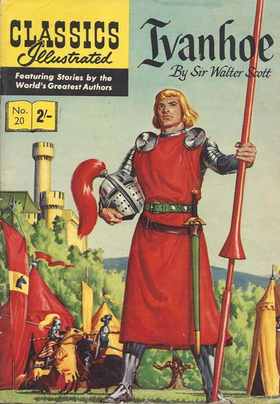 Classics Illustrated (Thorpe & Porter, 1962? series) #20 [HRN 157] (November 1962) — Ivanhoe [November 1962?]