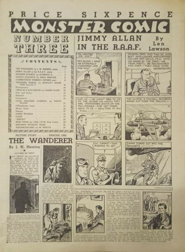 Monster Comic (Syd Miller, 1945 series) #3 ([September 1945?])