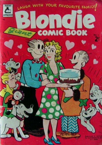 Chic Young's Blondie Comic Book Giant (Jubilee, 1959? series) #1 [November 1959?]