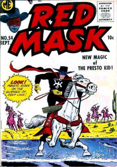 Red Mask (Magazine Enterprises, 1954 series) #54 (September 1957)