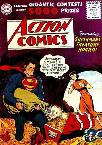 Action Comics (DC, 1938 series) #219 August 1956