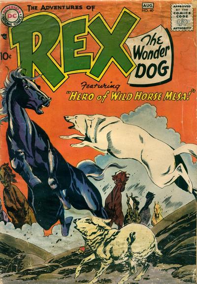 The Adventures of Rex the Wonder Dog (DC, 1952 series) #40 (July-August 1958)