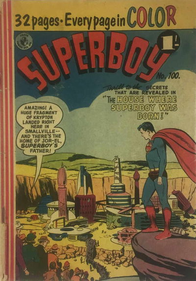 Superboy (Colour Comics, 1950 series) #100 [June 1957]