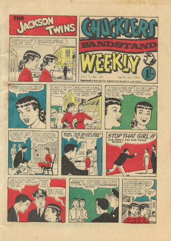 Chucklers Weekly with Bandstand (Chucklers, 1960 series) v7#46 (10 March 1961)
