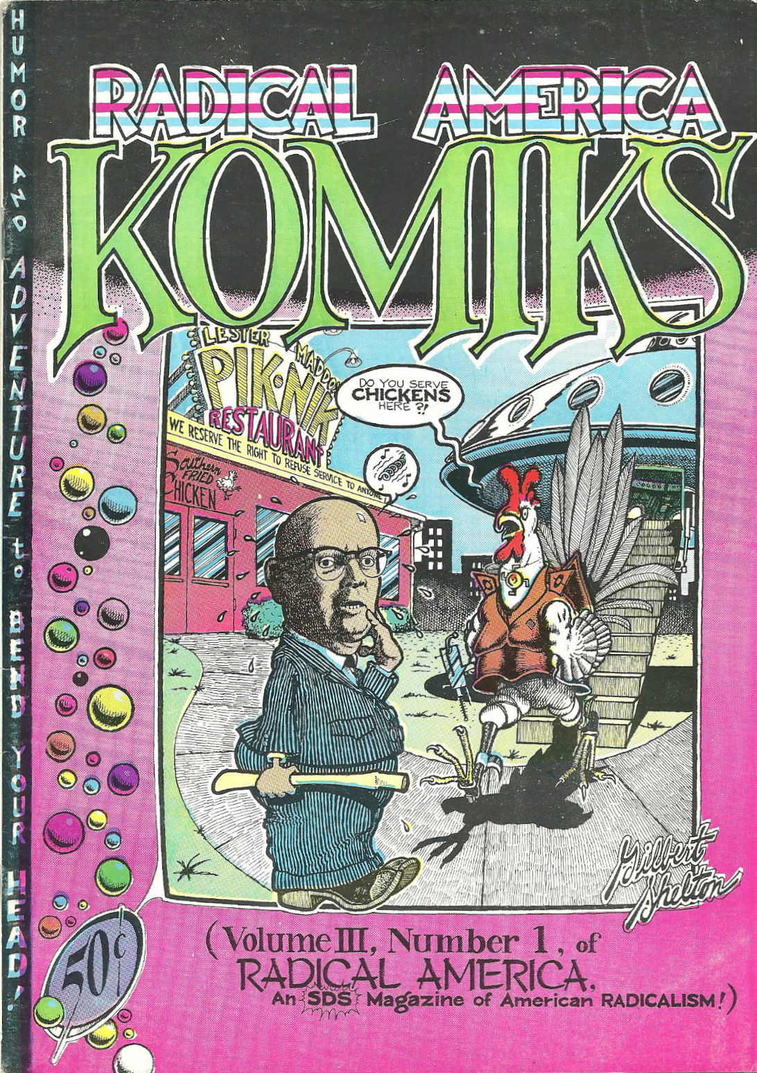 Radical America (Students for a Democratic Society, 1969 series) v3#1 — Komiks (1969)