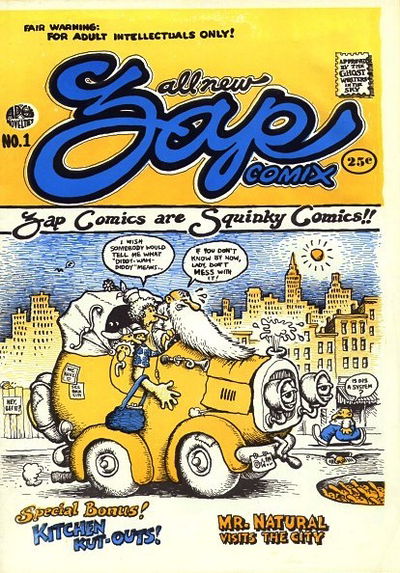 Zap Comix (Print Mint, 1969 series) #1 (November 1967 [February 1968])