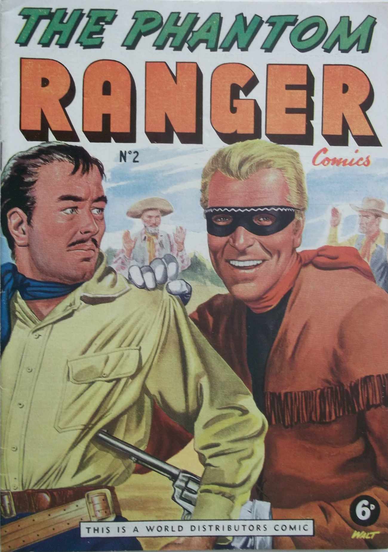 The Phantom Ranger Comics (World Distributors, 1955 series) #2 (December 1956)