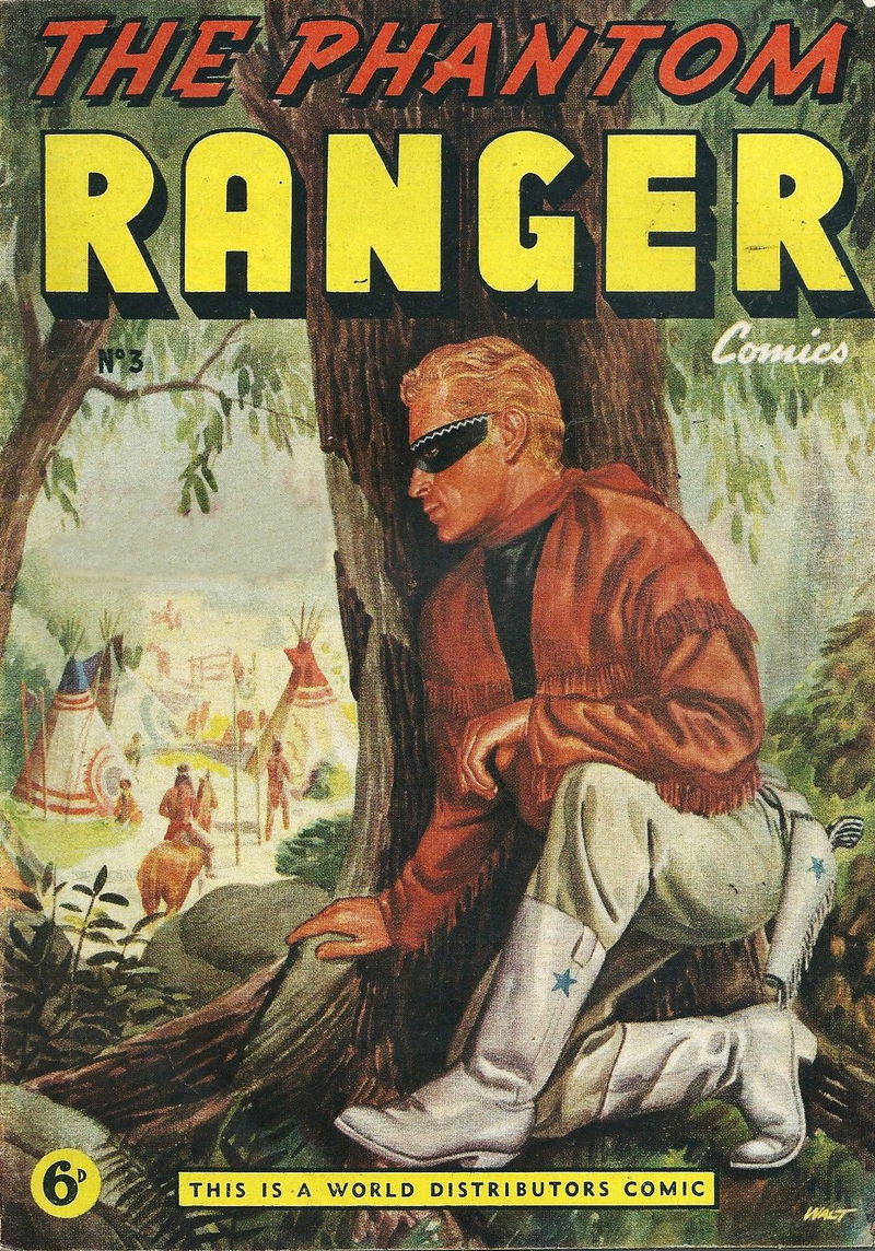 The Phantom Ranger Comics (World Distributors, 1955 series) #3 ([January 1957?])