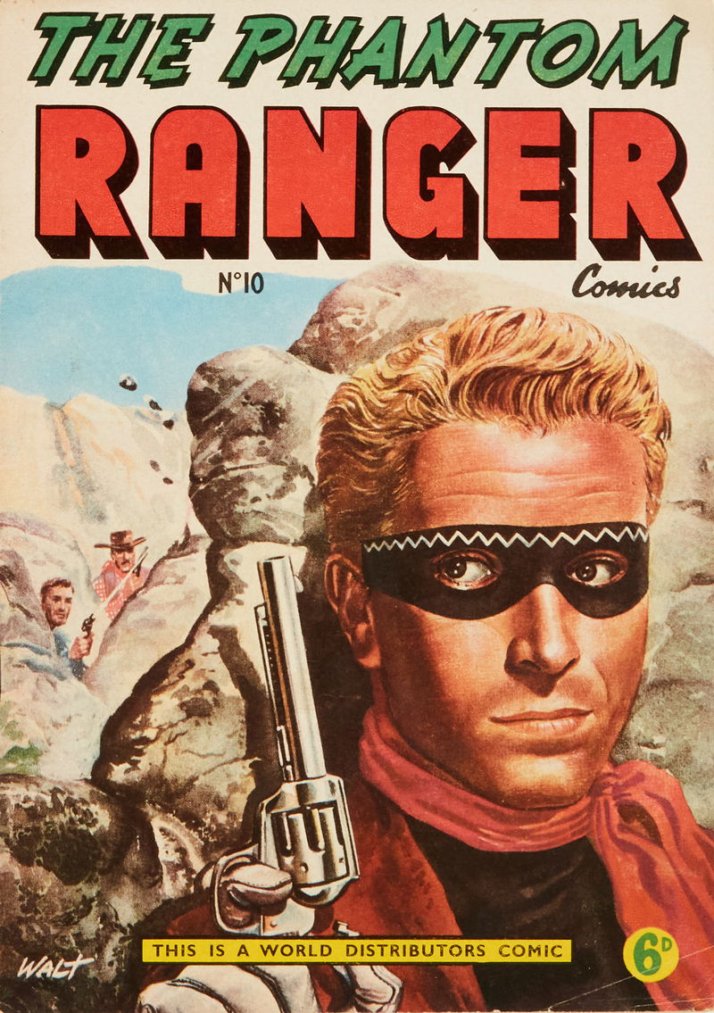 The Phantom Ranger Comics (World Distributors, 1955 series) #10 ([August 1957?])
