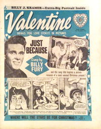 Valentine (Fleetway, 1960 series) 21 December 1963