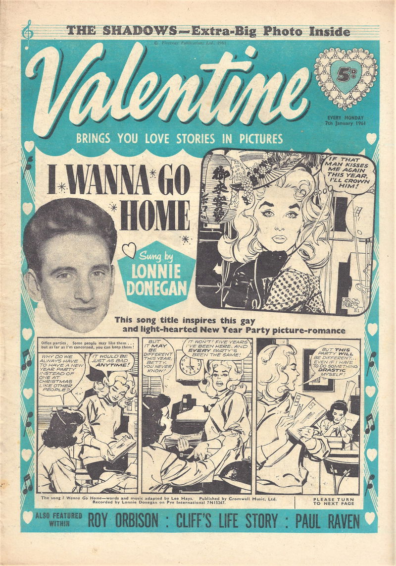 Valentine (Fleetway, 1960 series) 7 January 1961 (7 January 1961)