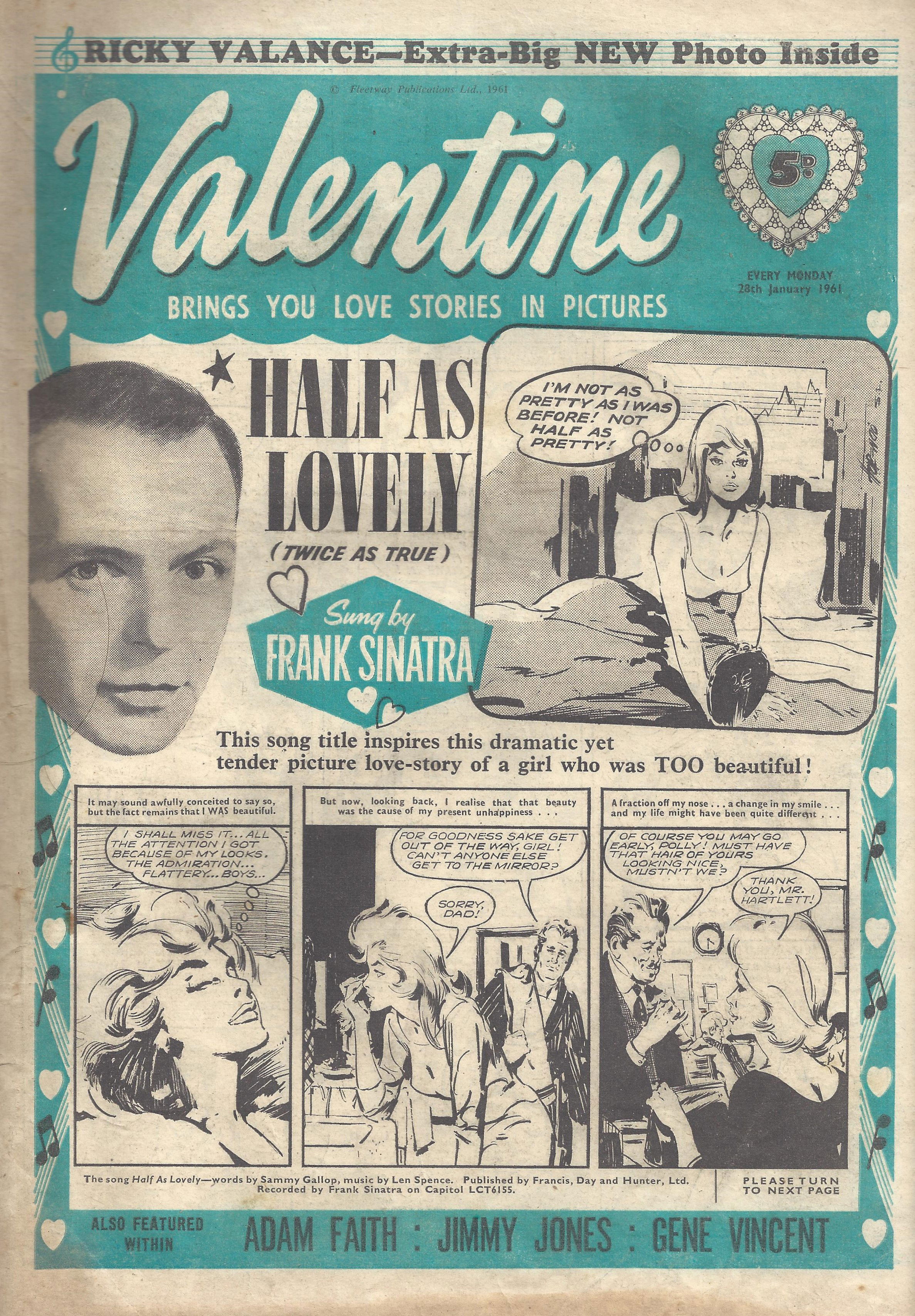 Valentine (Fleetway, 1960 series) 28 January 1961 (28 January 1961)