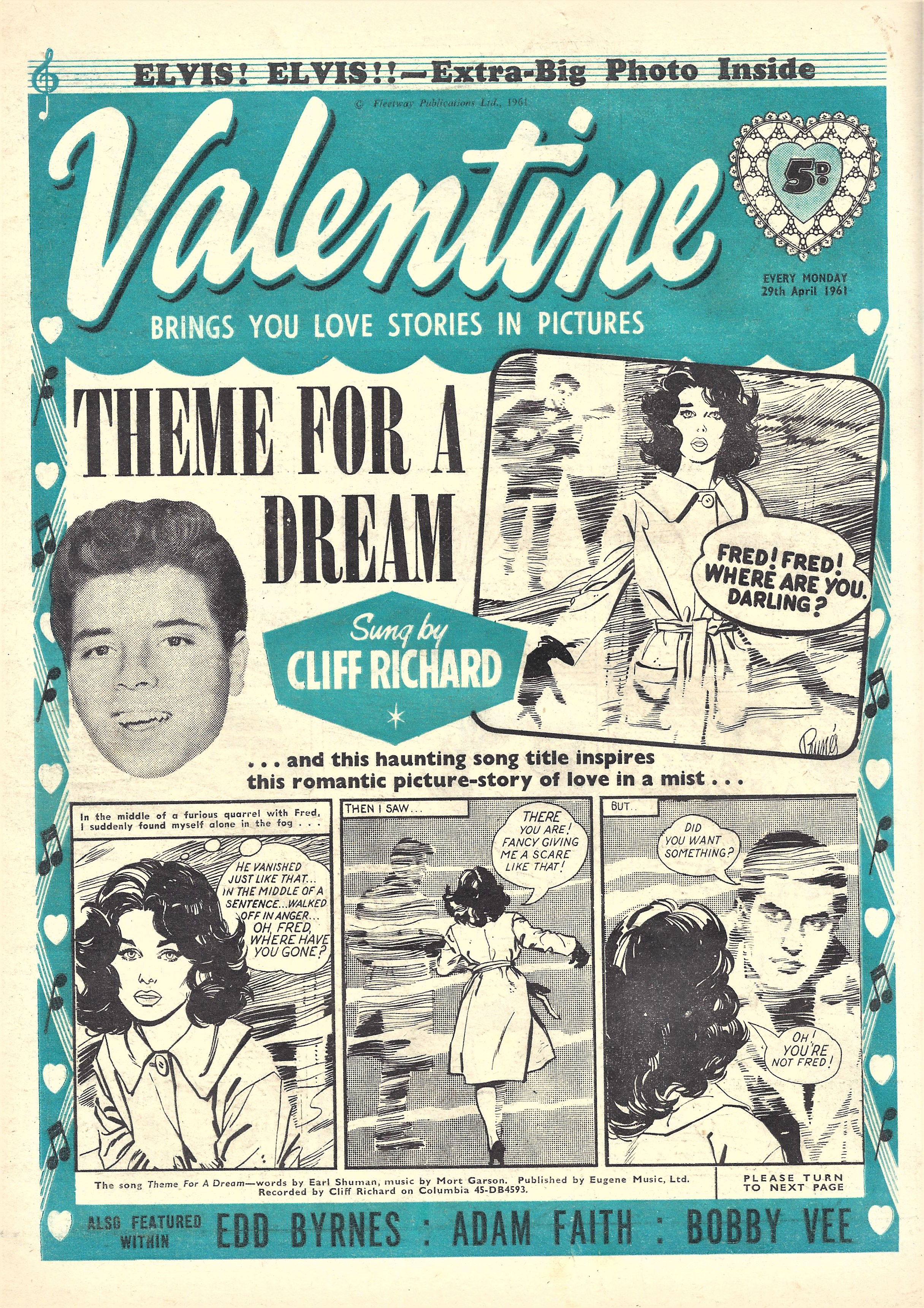 Valentine (Fleetway, 1960 series) 29 April 1961 (29 April 1961)