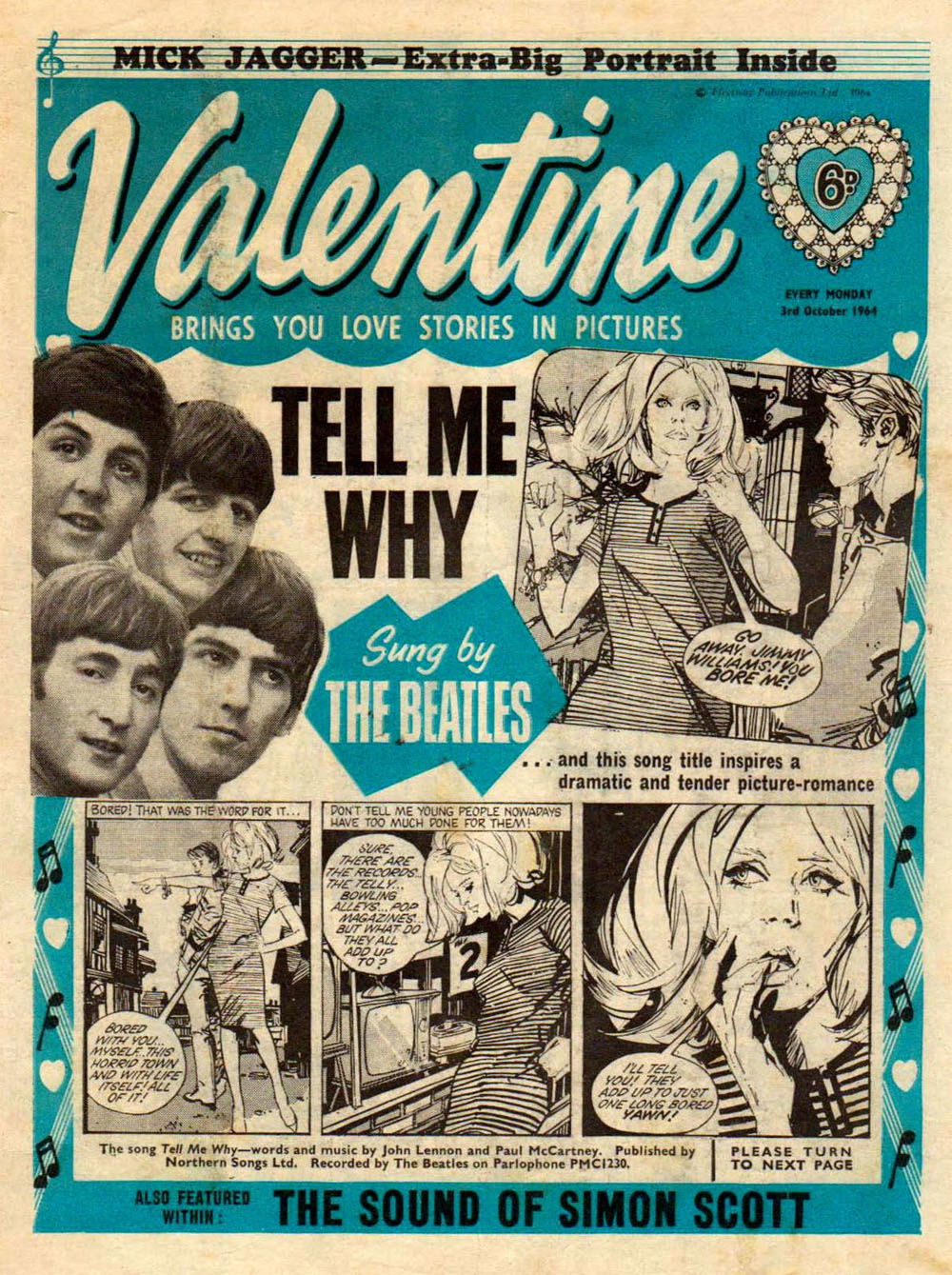 Valentine (Fleetway, 1960 series) 3 October 1964 (3 October 1964)