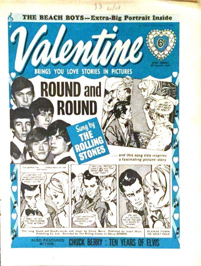 Valentine (Fleetway, 1960 series) 9 January 1965