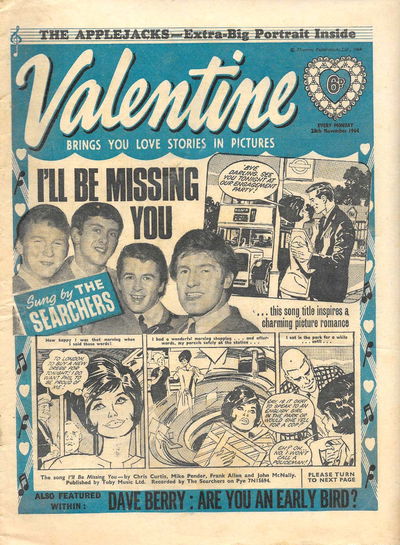 Valentine (Fleetway, 1960 series) 28 November 1964