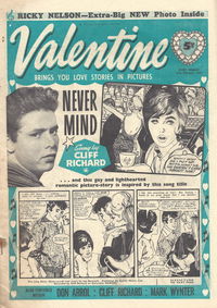 Valentine (Fleetway, 1960 series) 11 February 1961