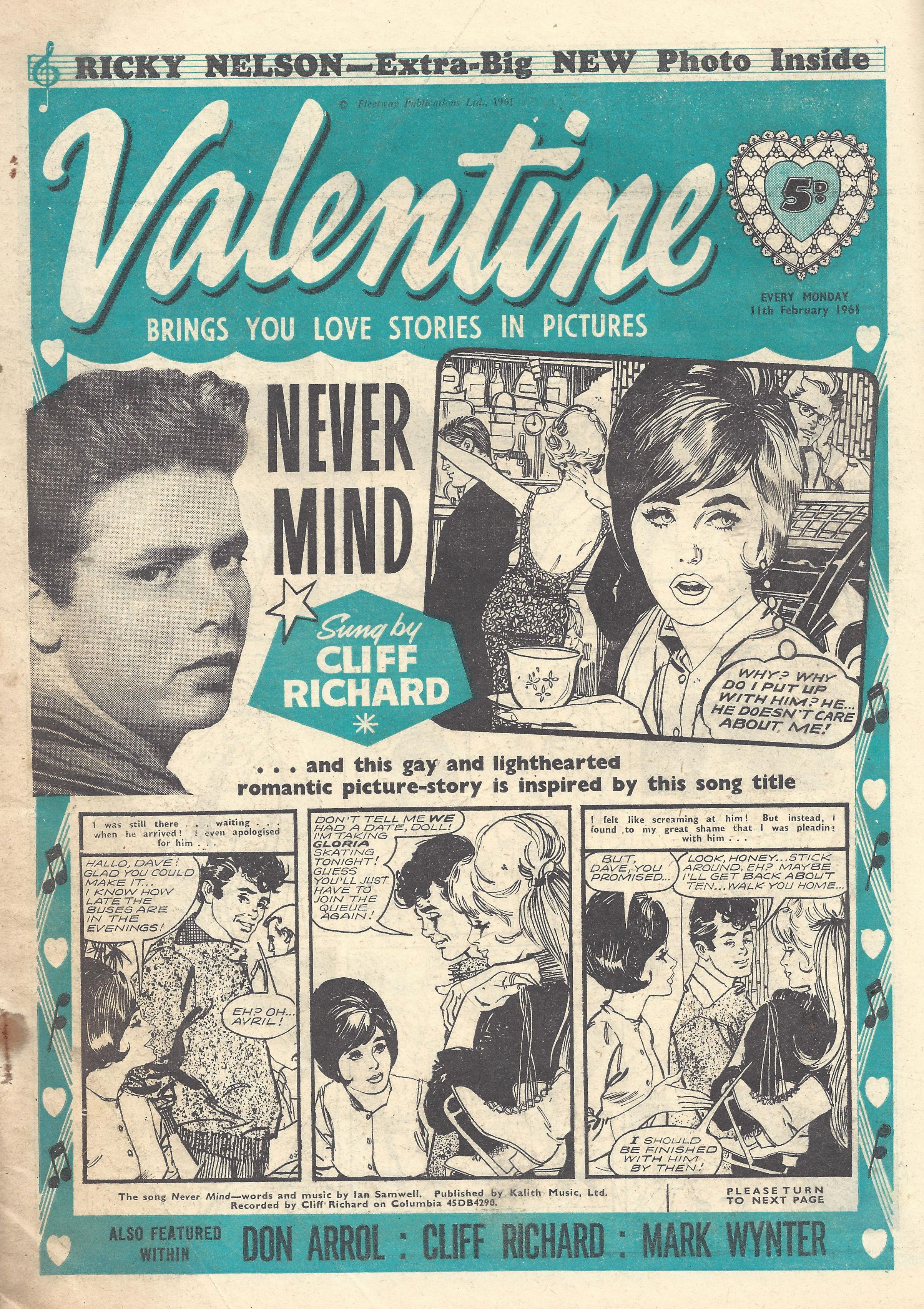 Valentine (Fleetway, 1960 series) 11 February 1961 (11 February 1961)