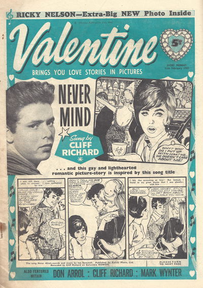 Valentine (Fleetway, 1960 series) 11 February 1961 (11 February 1961)