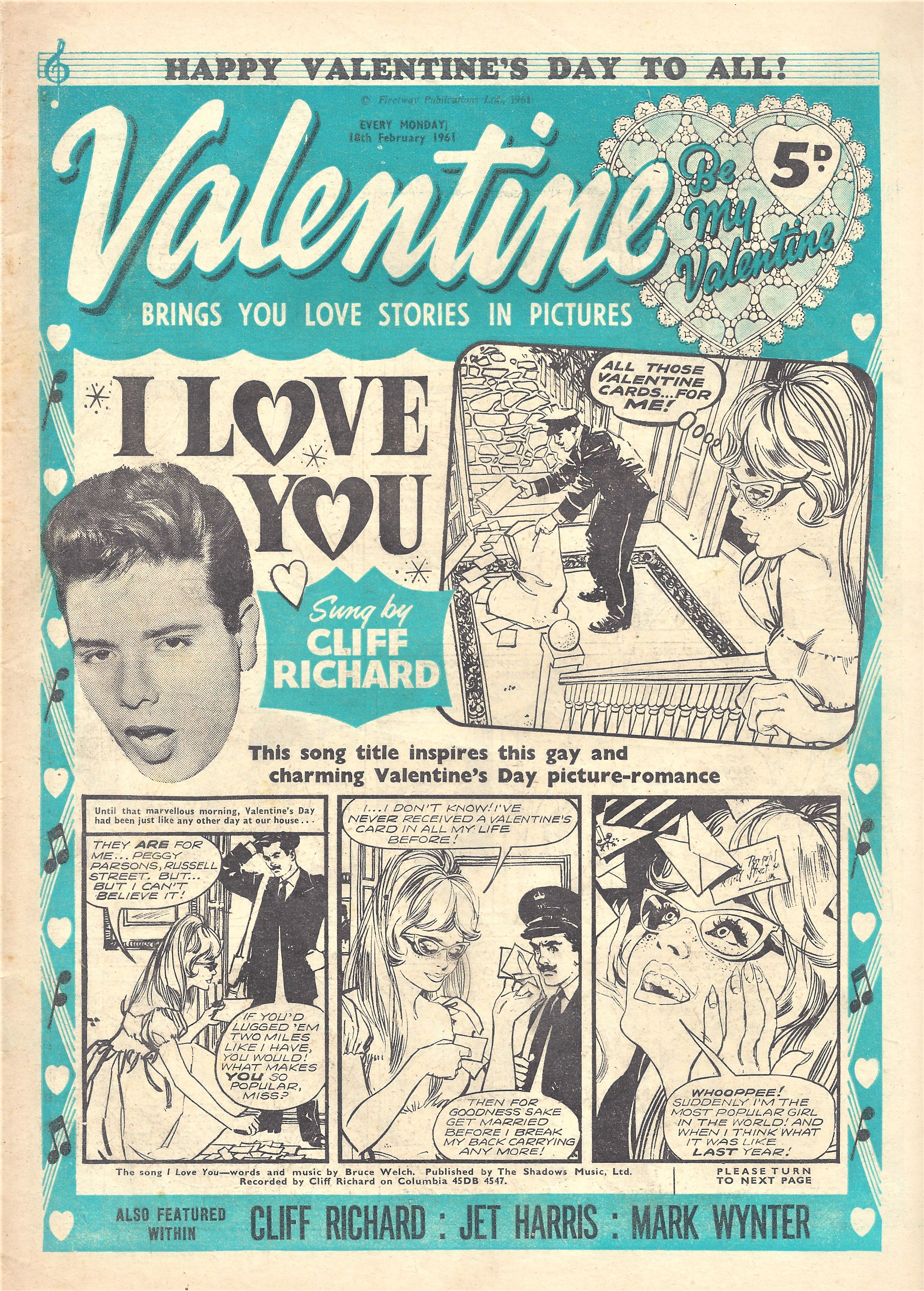 Valentine (Fleetway, 1960 series) 18 February 1961 (18 February 1961)