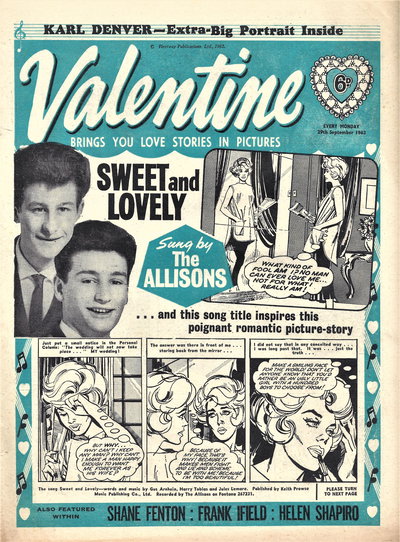 Valentine 29 September 1962