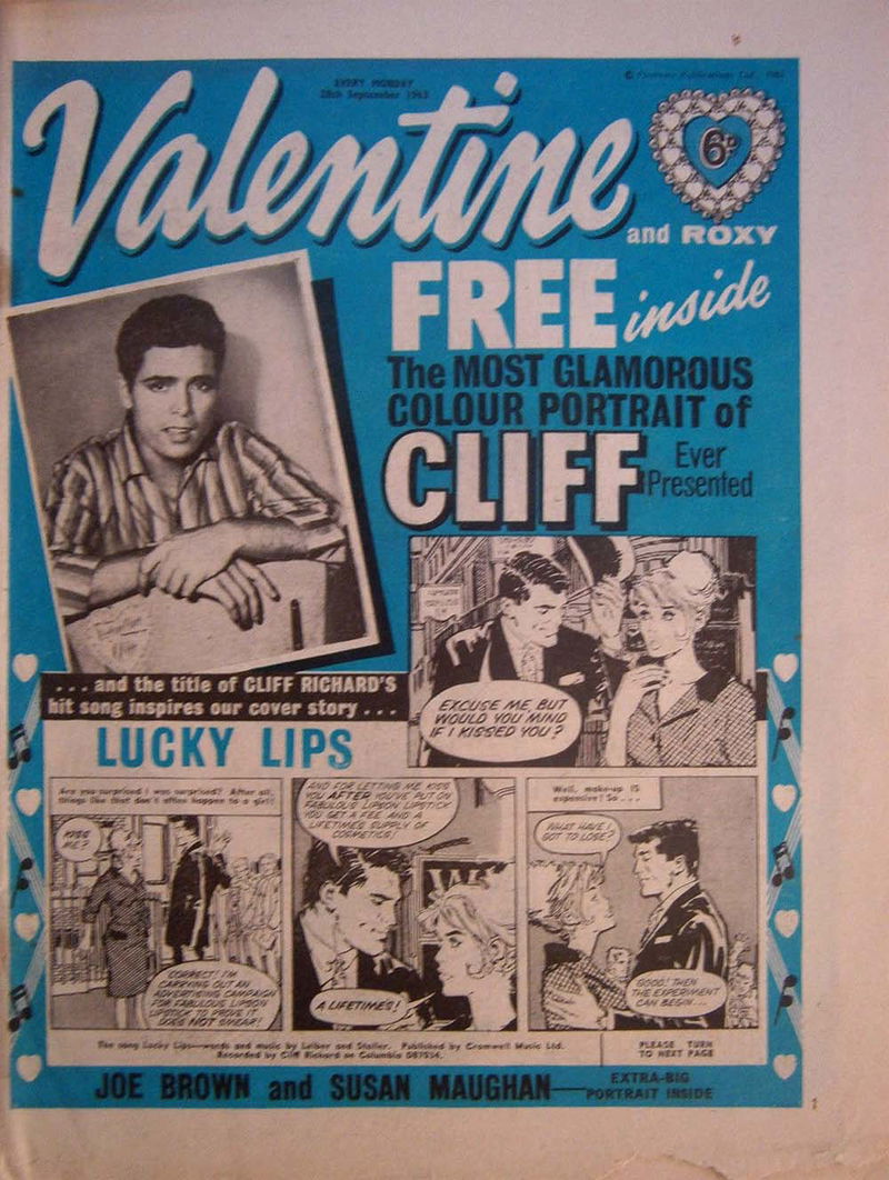 Valentine (Fleetway, 1960 series) 28 September 1963 — and Roxy (28 September 1963)