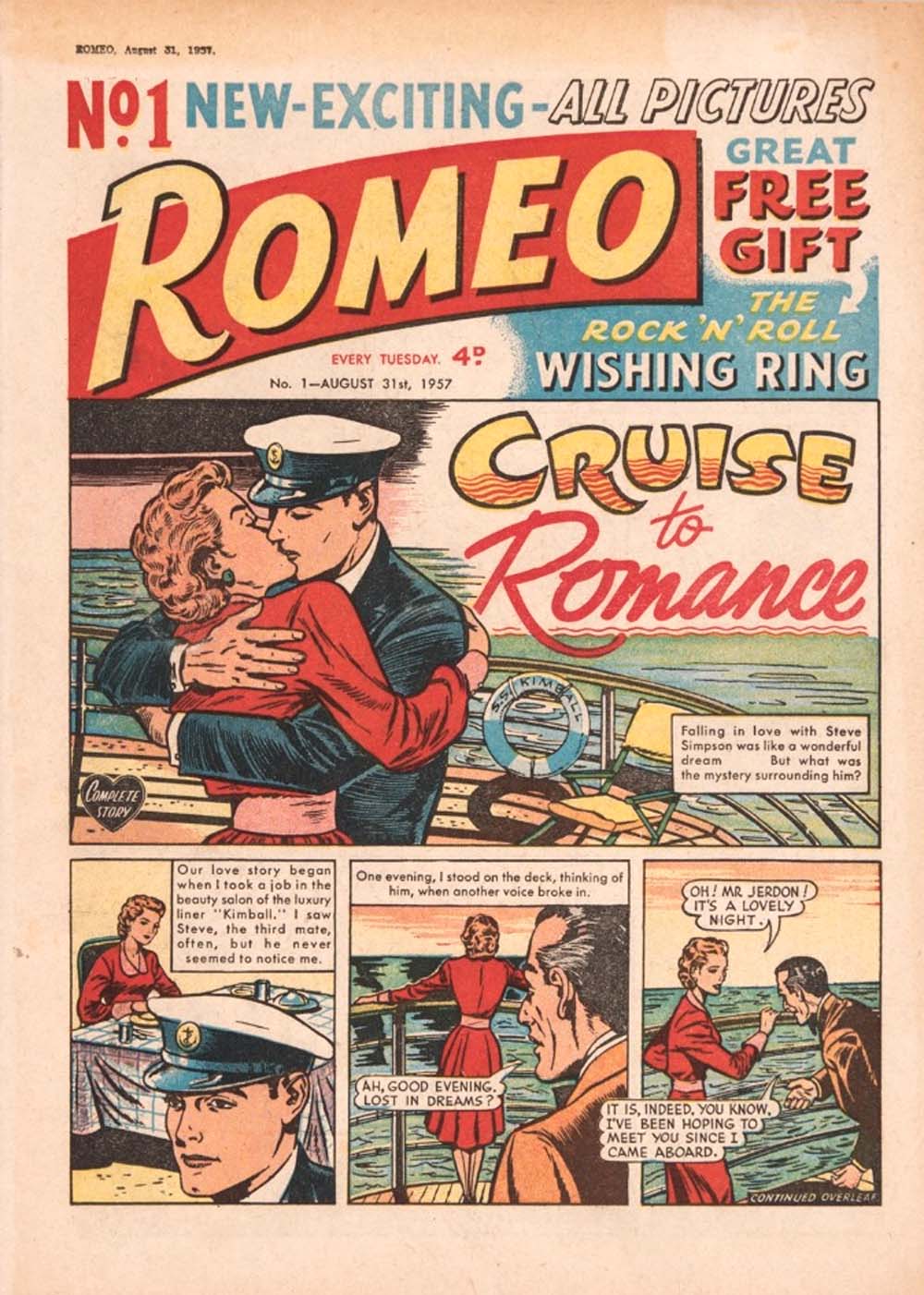 Romeo (DC Thompson, 1957? series) #1 (31 August 1957)