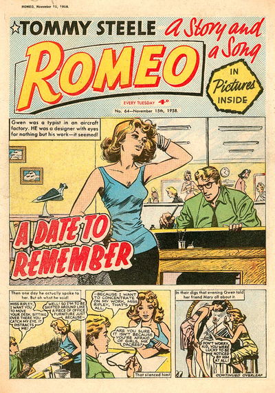 Romeo (DC Thompson, 1957? series) #64 (15 November 1958)