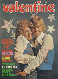 Valentine (IPC, 1968 series) 1 January 1972