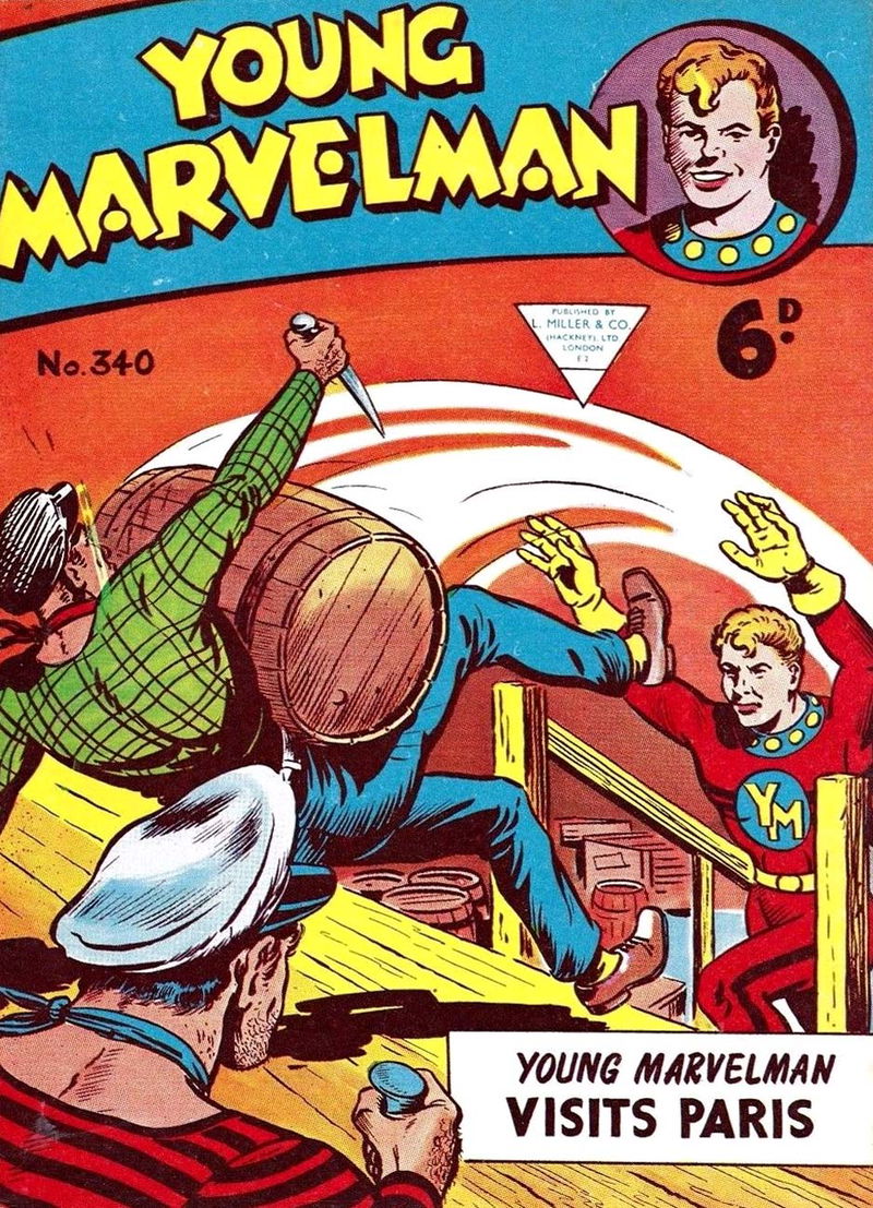 Young Marvelman (L. Miller & Co., 1954 series) #340 (July 1960)