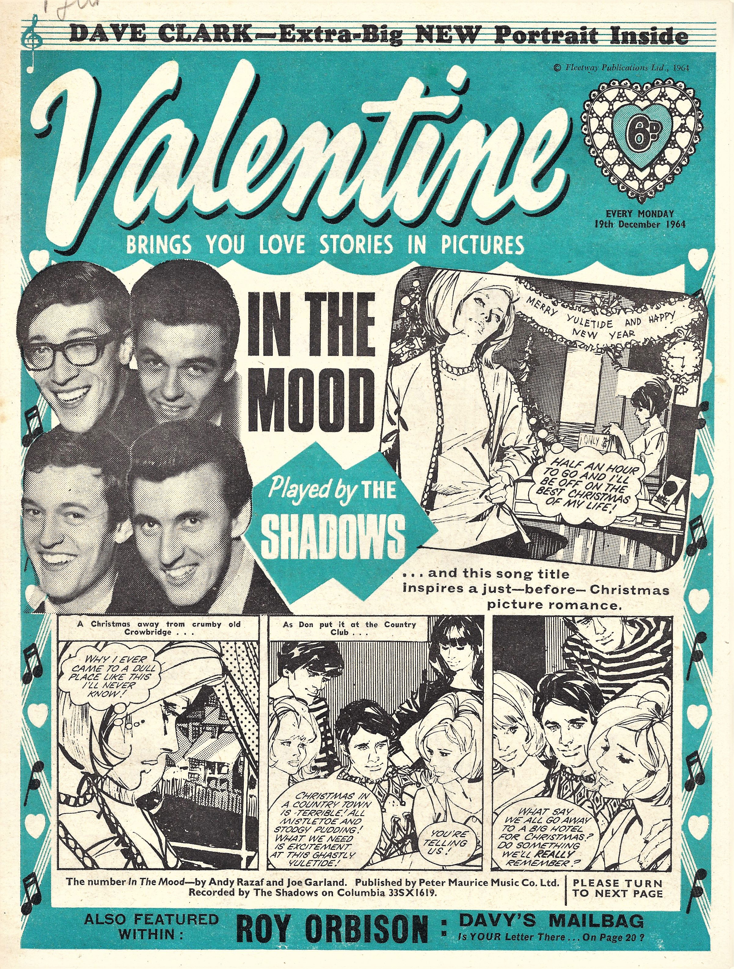 Valentine (Fleetway, 1960 series) 19 December 1964 (19 December 1964)