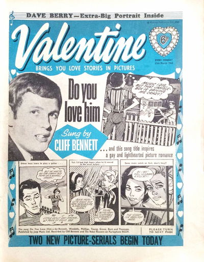 Valentine (Fleetway, 1960 series) 13 March 1965