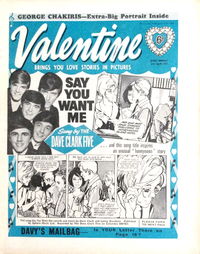 Valentine (Fleetway, 1960 series) 3 April 1965