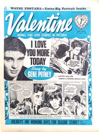 Valentine (Fleetway, 1960 series) 21 August 1965