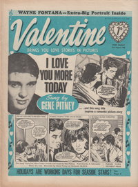 Valentine (Fleetway, 1960 series) 21 August 1965