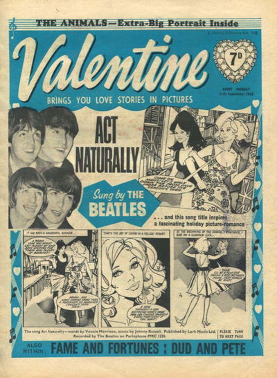 Valentine (Fleetway, 1960 series) 11 September 1965 (11 September 1965)