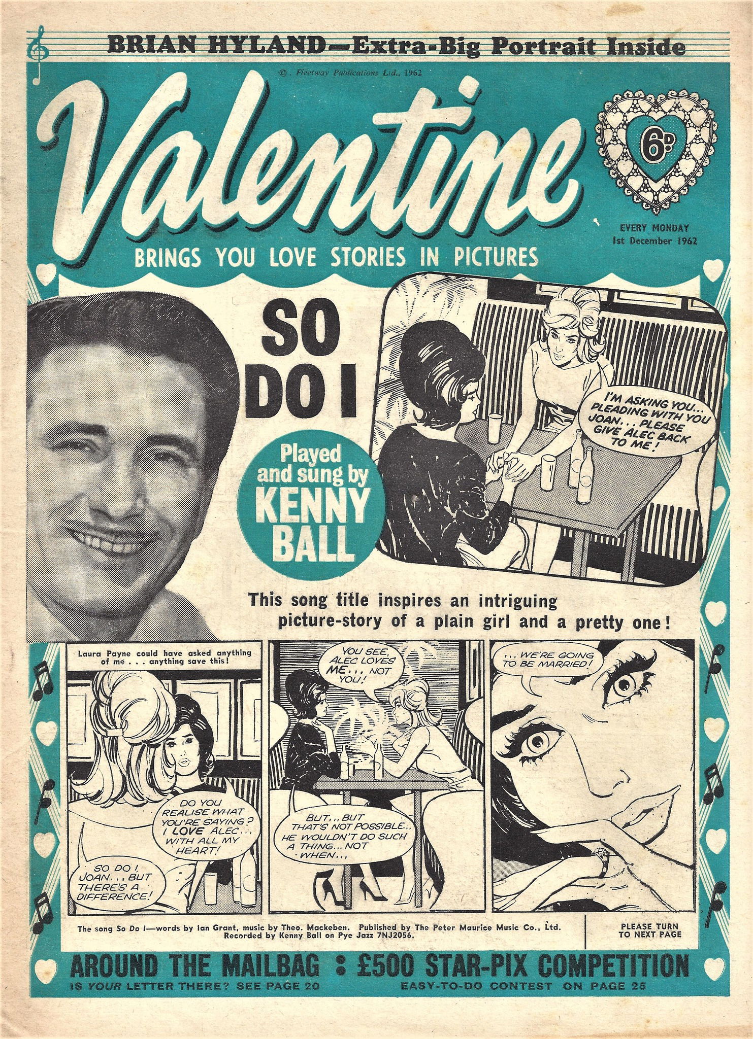Valentine (Fleetway, 1960 series) 1 December 1962 (1 December 1962)