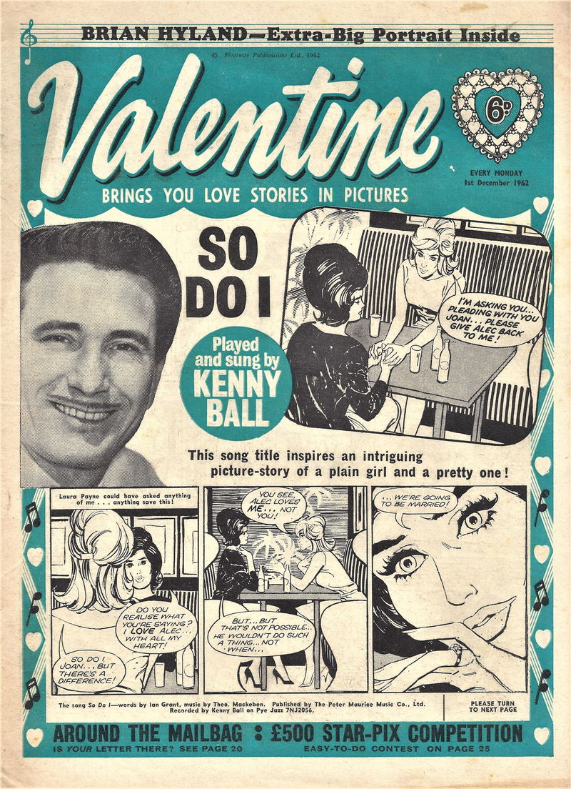 Valentine (Fleetway, 1960 series) 1 December 1962 (1 December 1962)