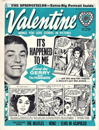 Valentine (Fleetway, 1960 series) 27 July 1963