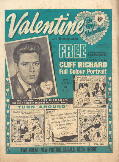 Valentine (Fleetway, 1960 series) 16 February 1963 — and Serenade (16 February 1963)