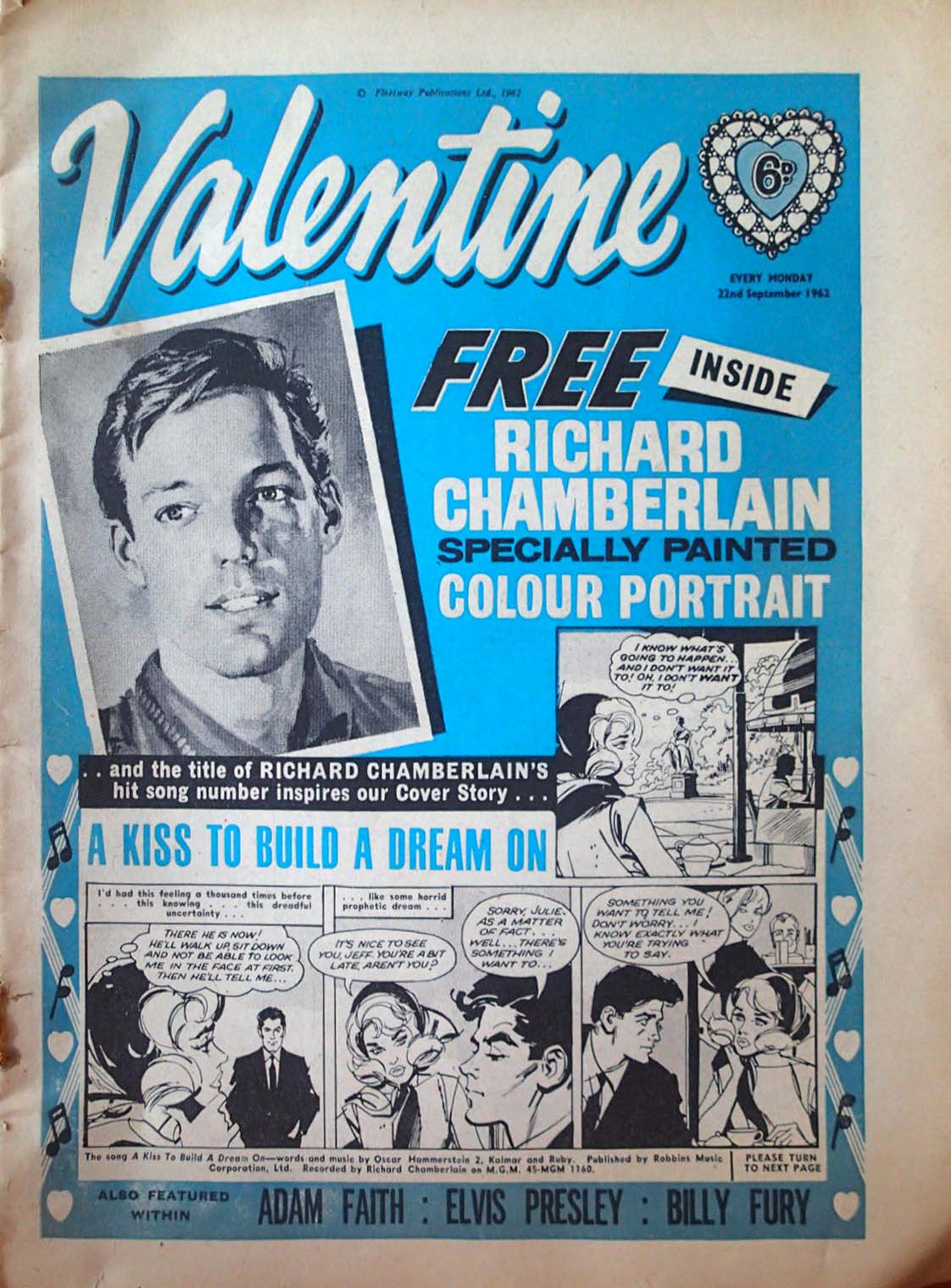 Valentine (Fleetway, 1960 series) 22 September 1962 (22 September 1962)