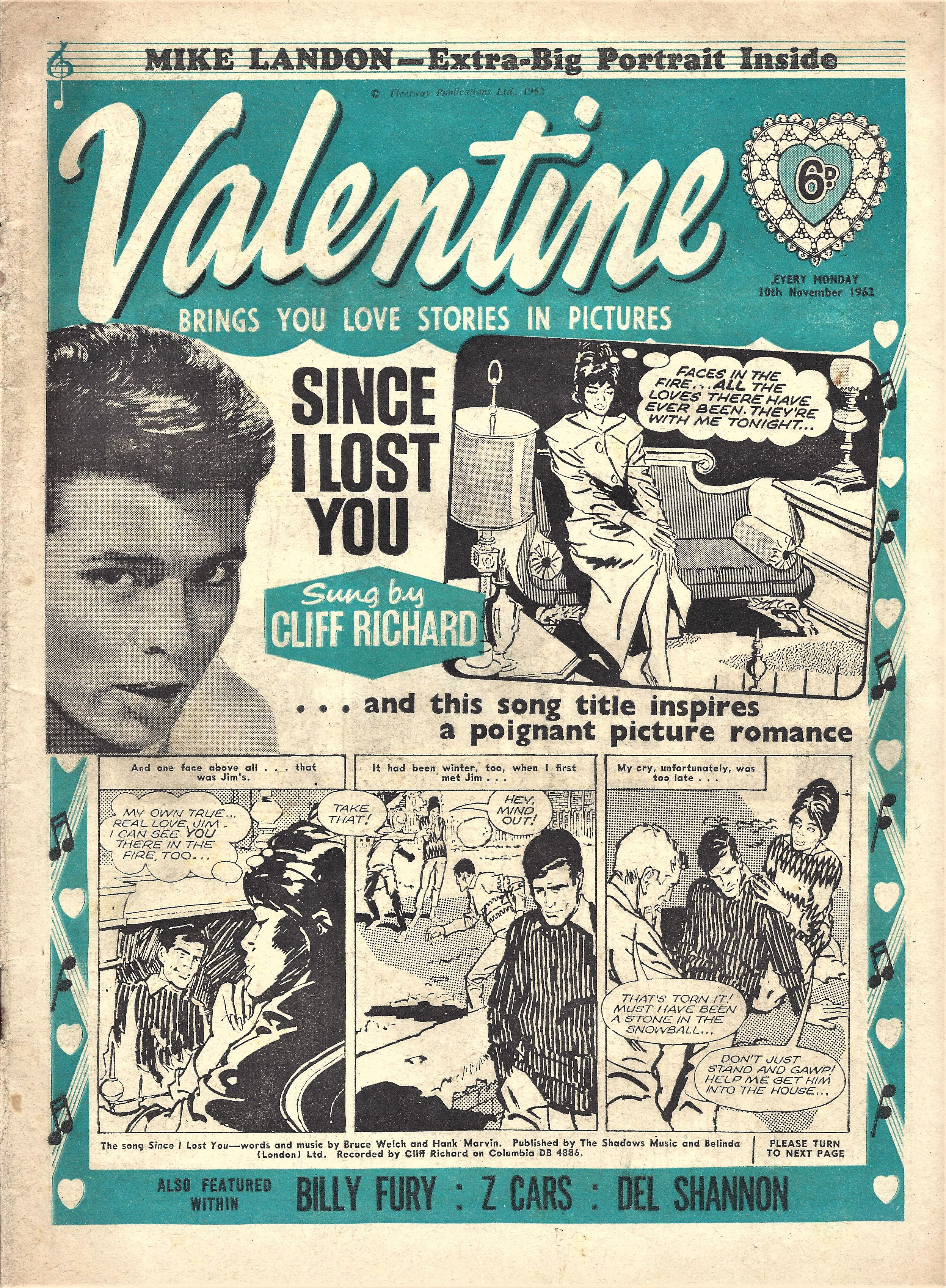 Valentine (Fleetway, 1960 series) 10 November 1962 (10 November 1962)