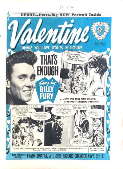 Valentine 7 March 1964