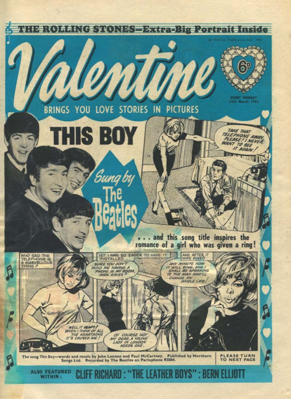 Valentine (Fleetway, 1960 series) 14 March 1964 (14 March 1964)