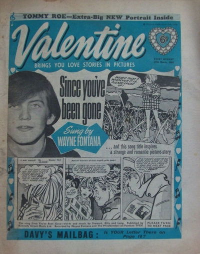 Valentine (Fleetway, 1960 series) 27 March 1965