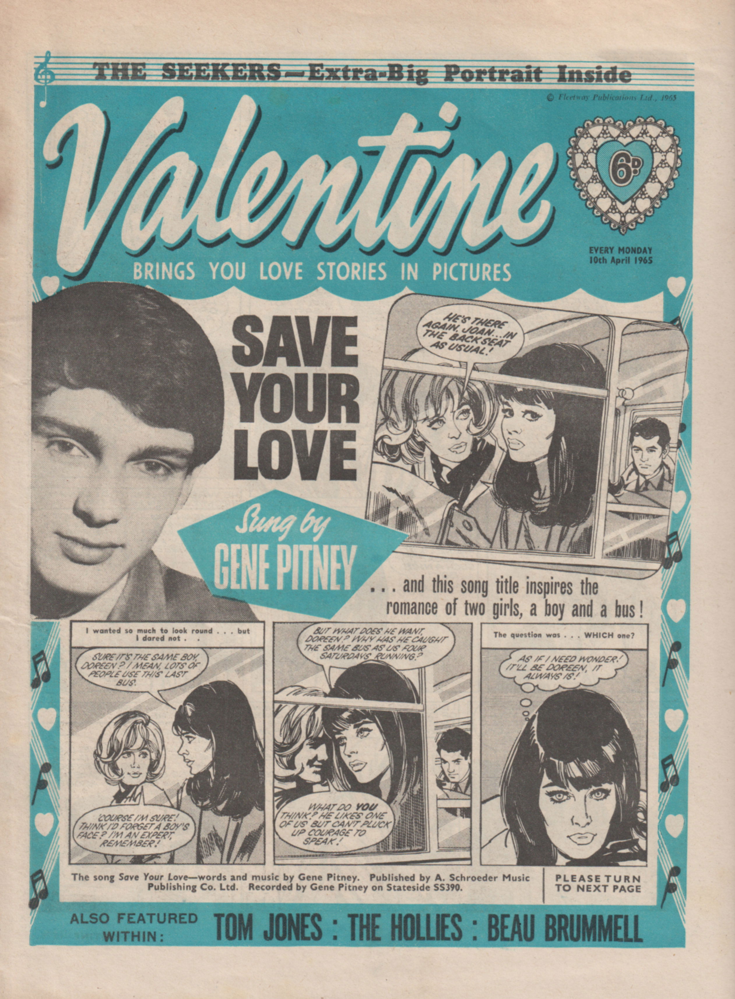 Valentine (Fleetway, 1960 series) 10 April 1965 (10 April 1965)