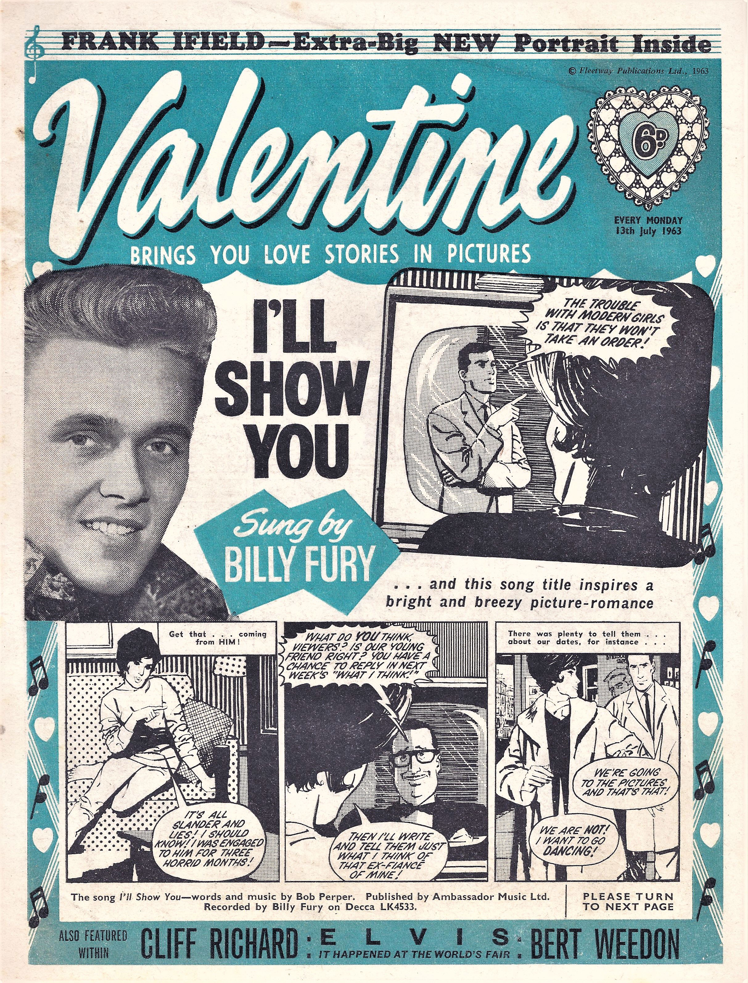 Valentine (Fleetway, 1960 series) 13 July 1963 (13 July 1963)