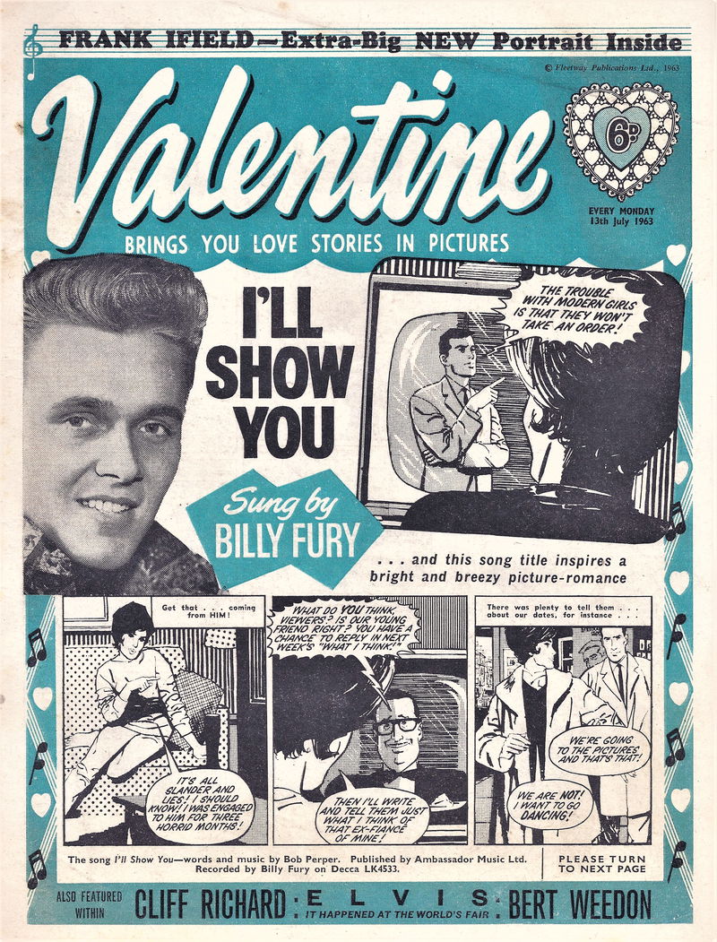 Valentine (Fleetway, 1960 series) 13 July 1963 (13 July 1963)